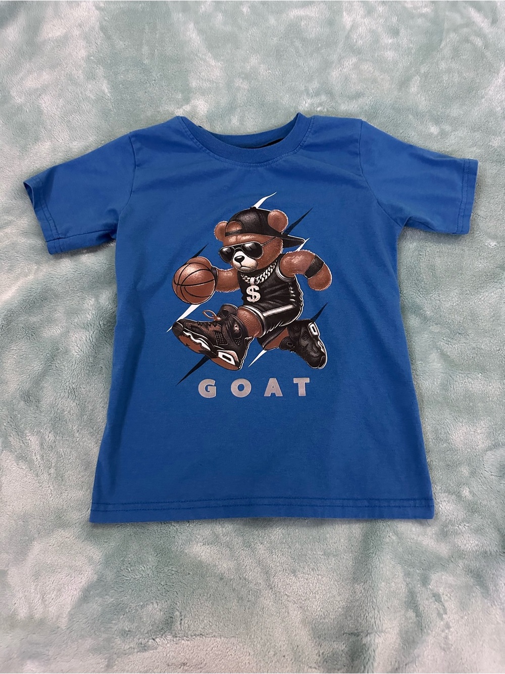 Boys blue GOAT T-shirt